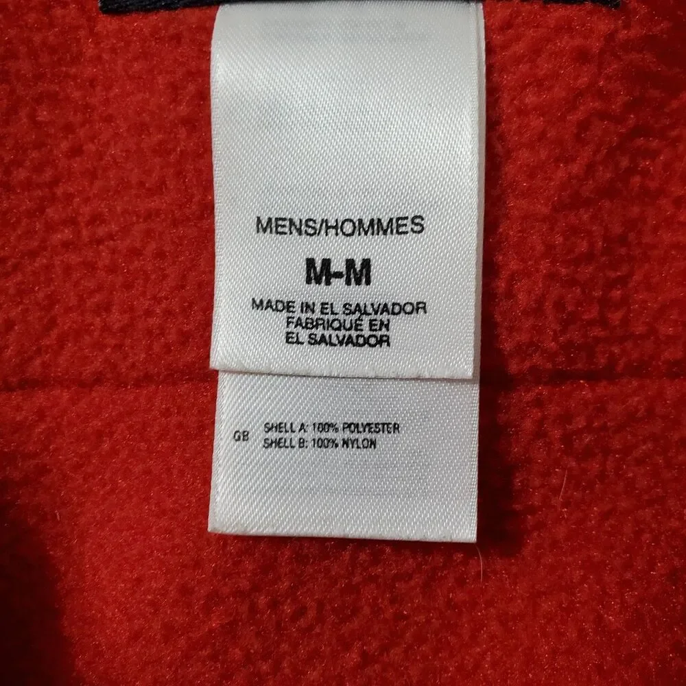 Vintage The North Face Retro Denali Jacket Mens Medium Red & Gray
